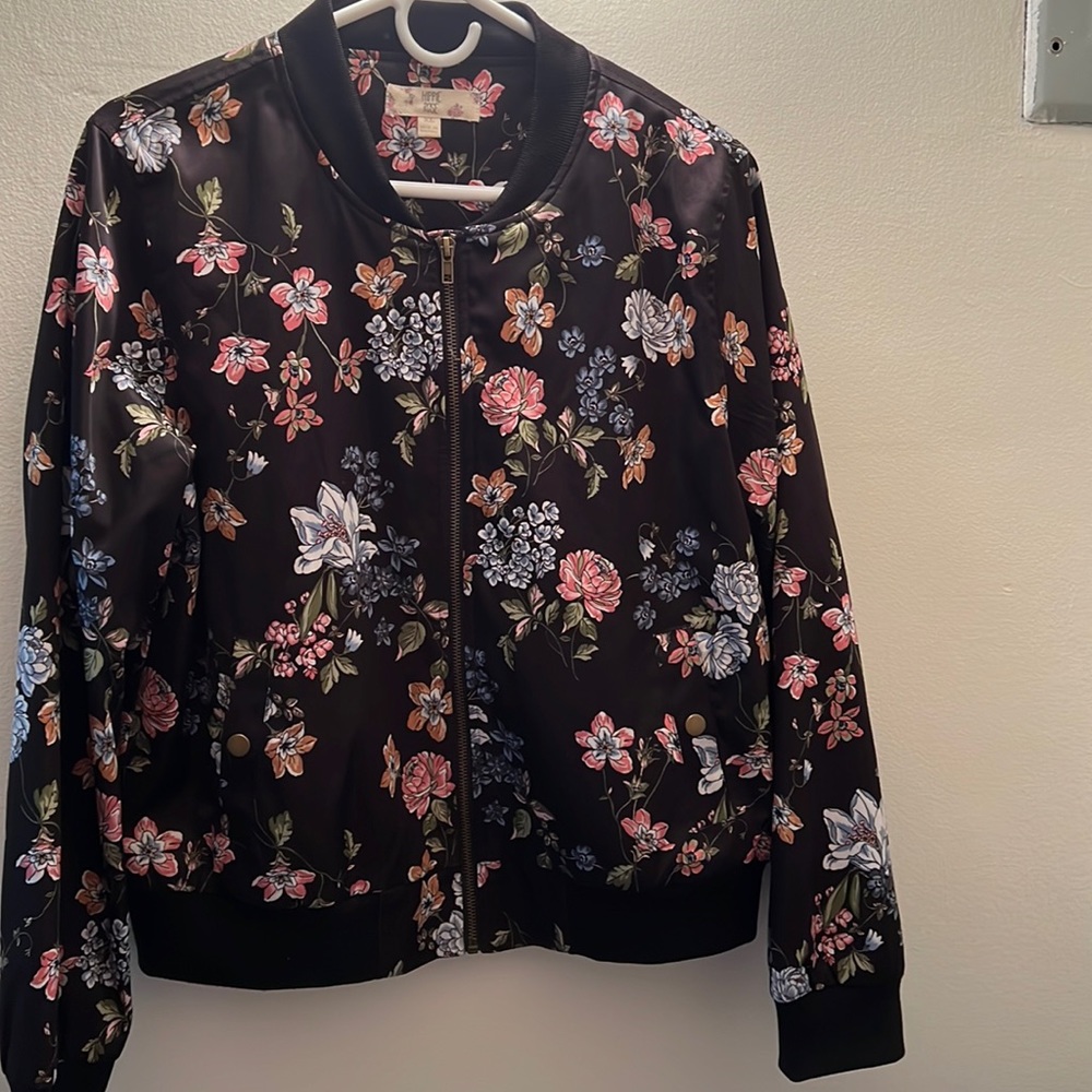 Hippie Rose Jacket XL Black